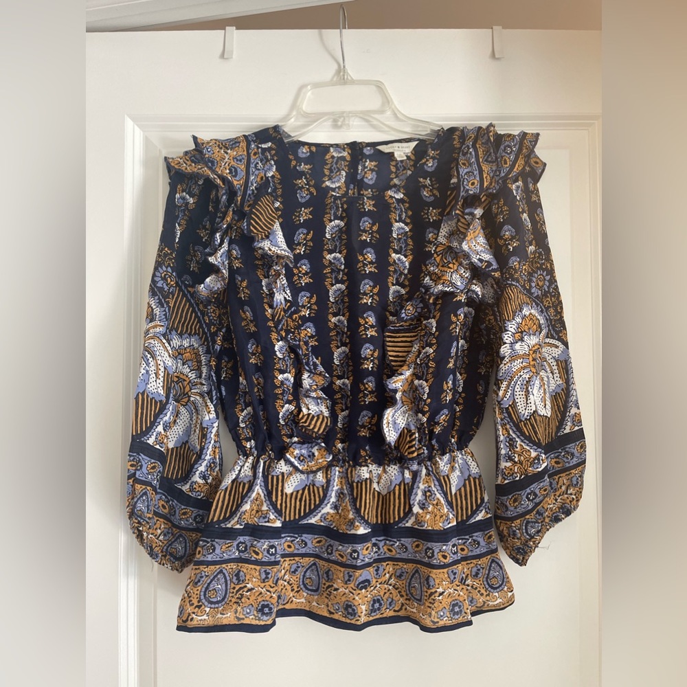 Lucky Brand Ruffle Blouse
